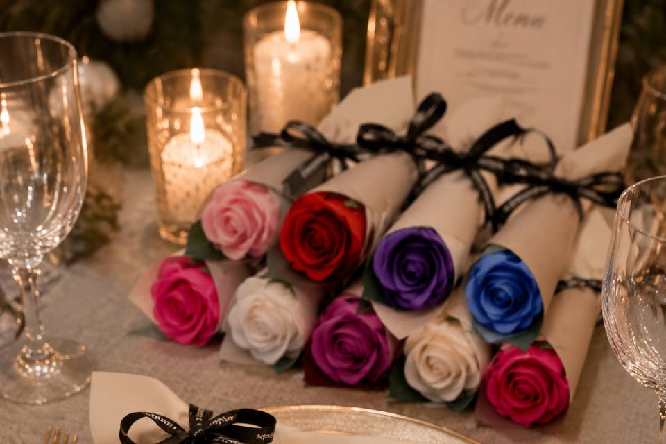 Rose di sapone per ogni evento