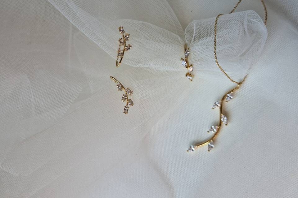 Set in oro giallo 18k