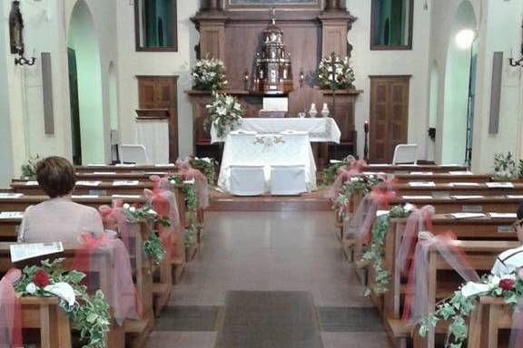 Allestimento interno chiesa