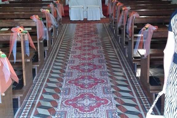Allestimento interno chiesa