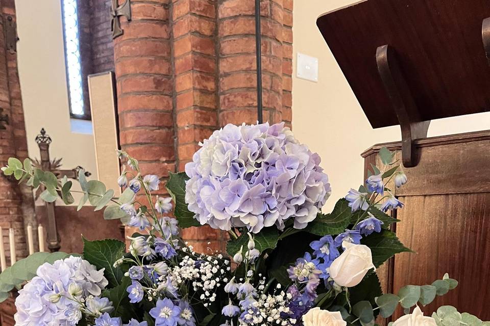Composizione ortensie