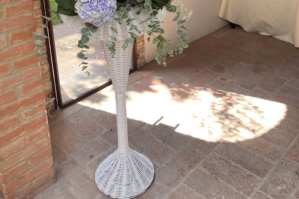 Cesto con fiori