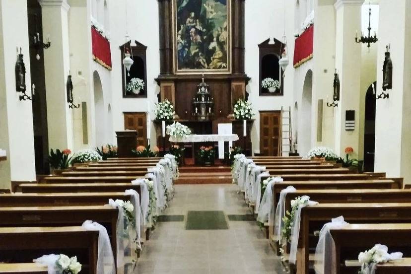 Allestimento interno chies