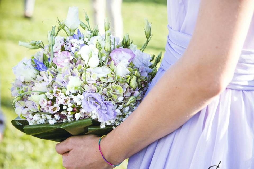 Dettaglio bouquet sposa