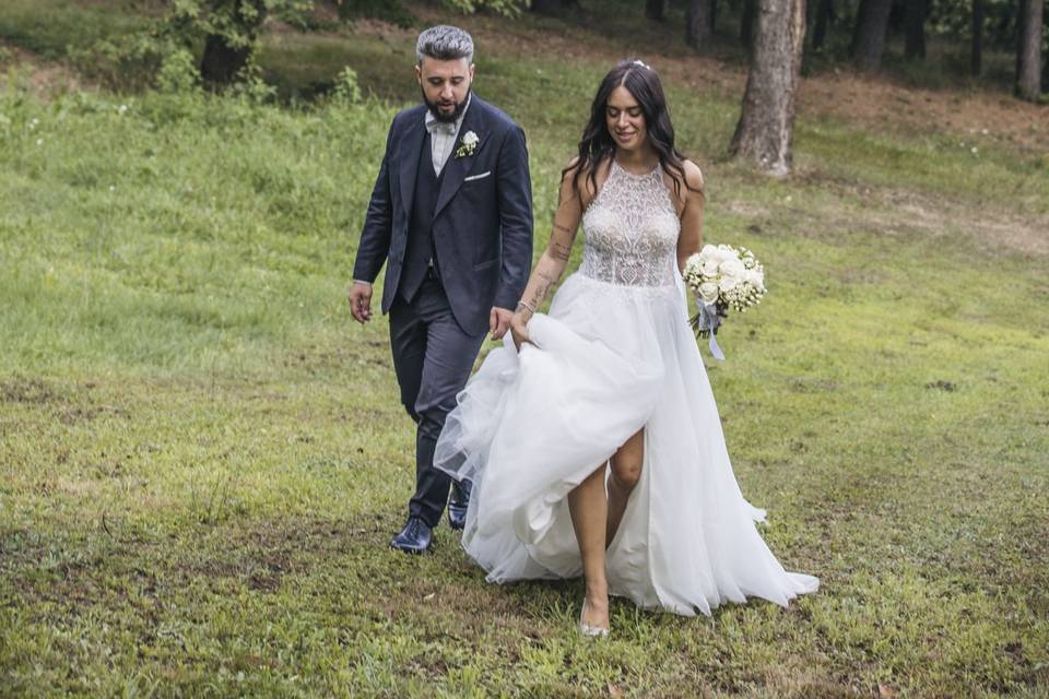 La sposa e il suo papà