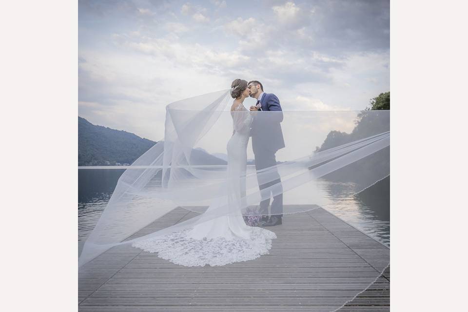Lago di Mergozzo sposi