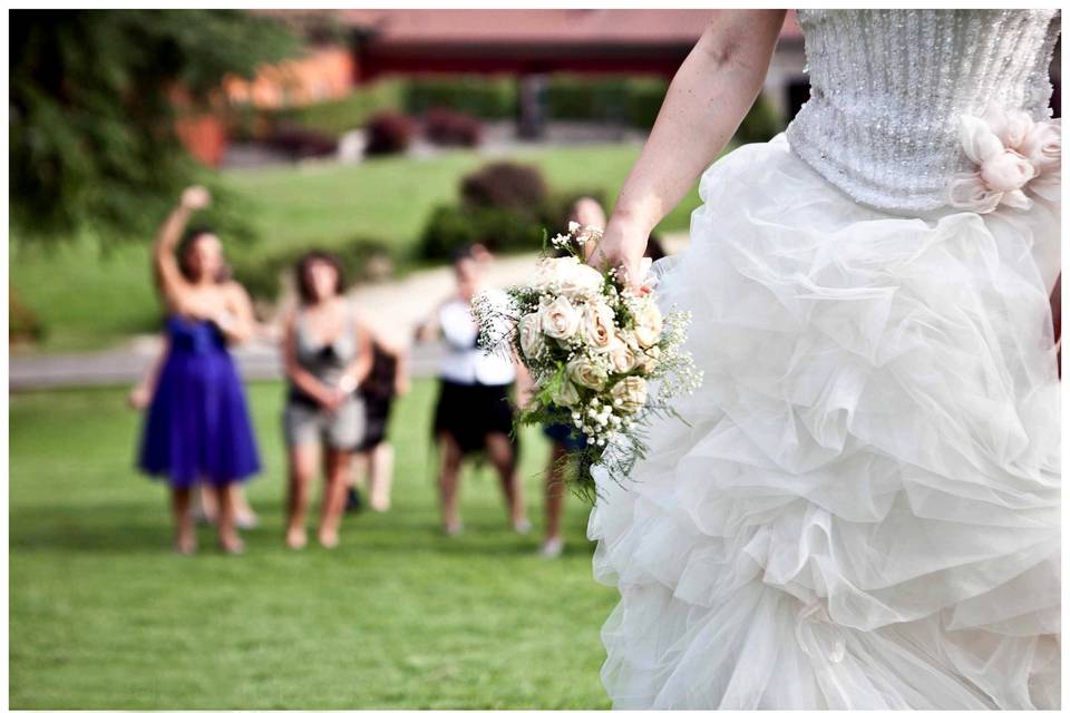 Il lancio del bouquet