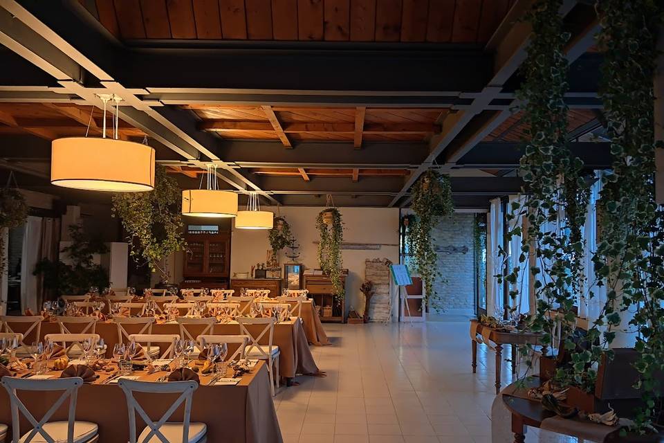 La sala ristorante