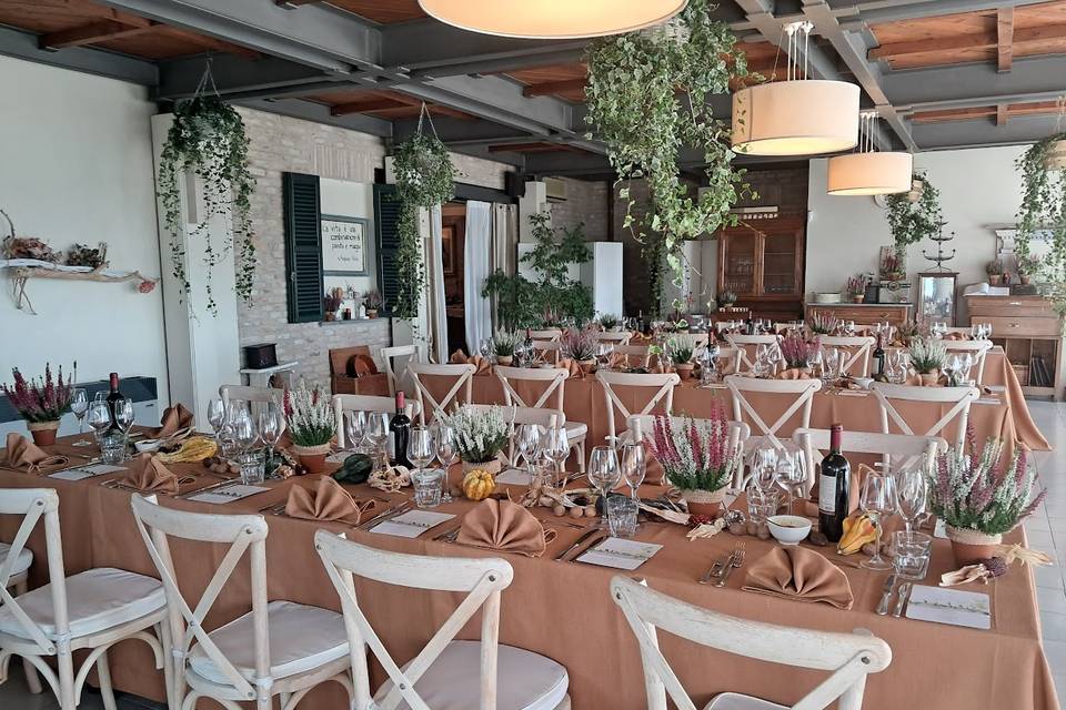 La sala ristorante