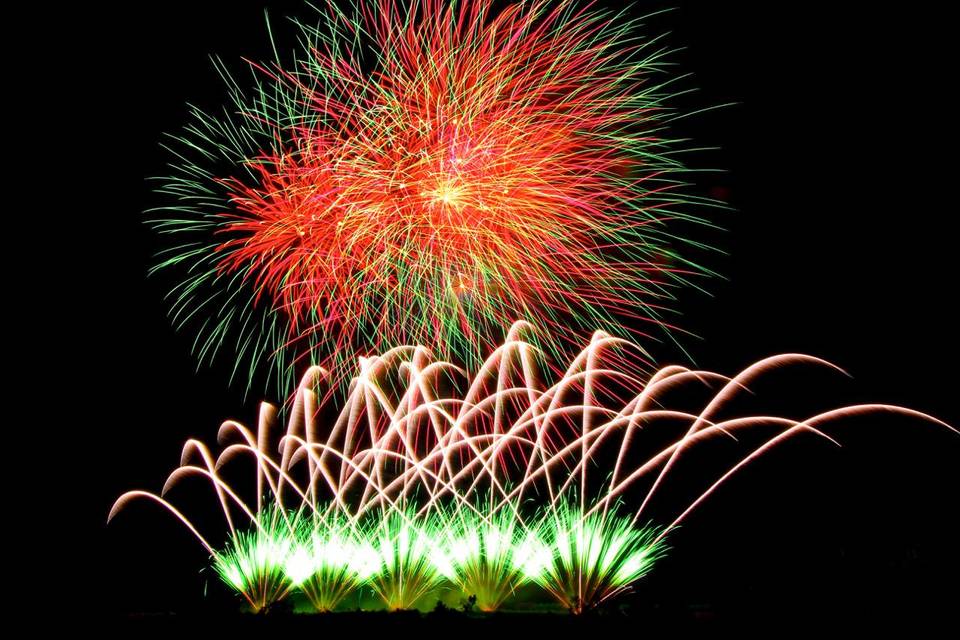 Fuochi artificiali evento