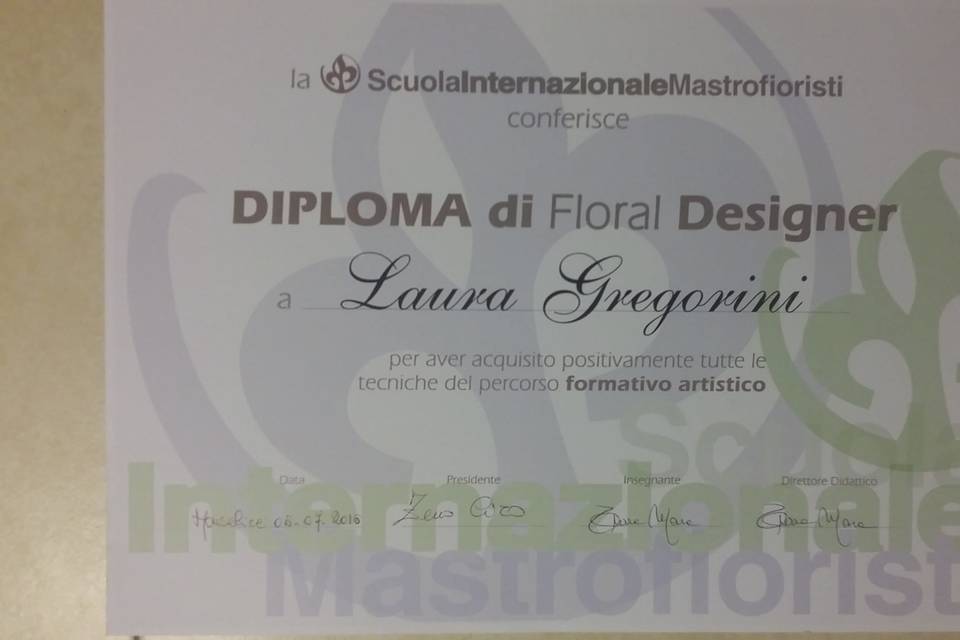 Diploma Floral Designer