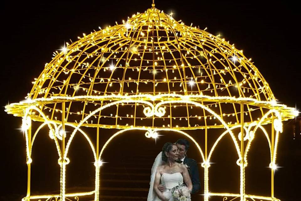 Gazebo illuminato