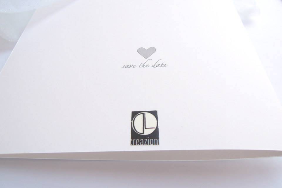 Total white wedding invitation