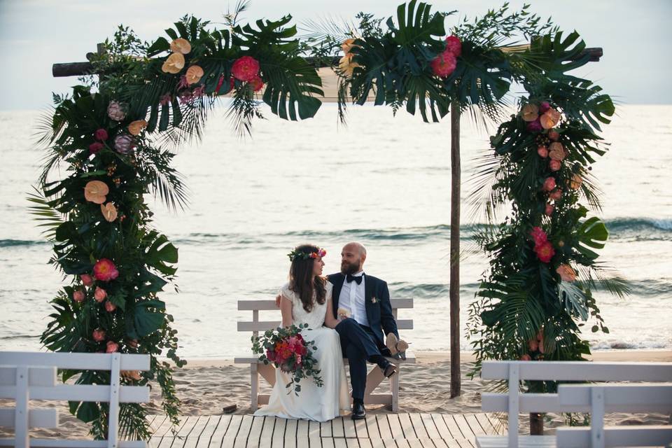 Tropical Wedding on the beach