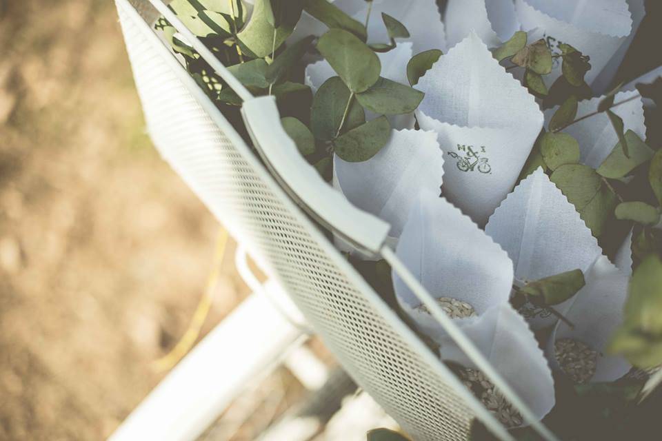 Wedding rice cones