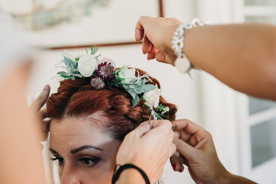 Marghe's floral crown