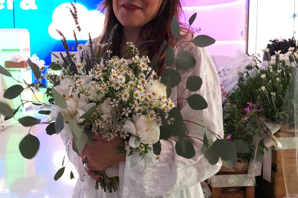 Sposa green & white + lavanda