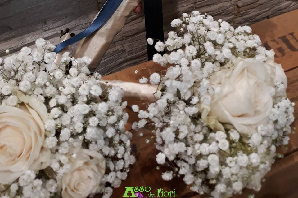 Bouquet sposa e damigelle