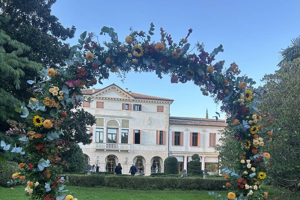 Arco autunnale completo