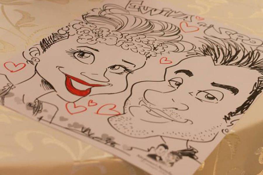 Valentino caricaturista