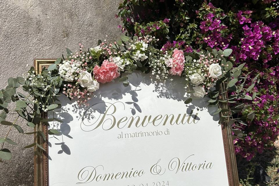 Welcome Sign - Borgo Saverona