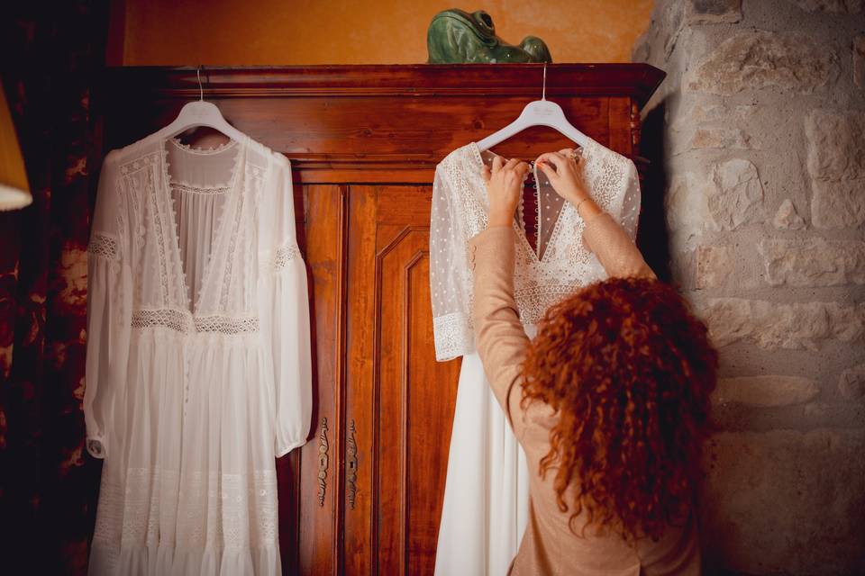 Preparazione sposa