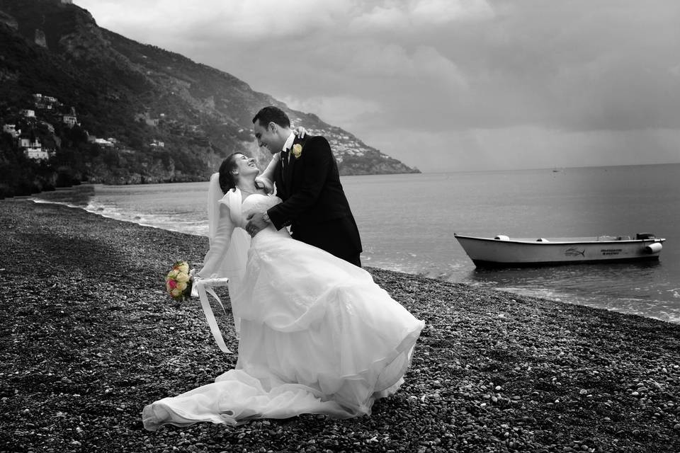 Foto matrimonio in spiaggia