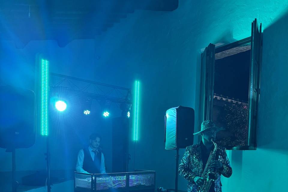 Dj set con live sax