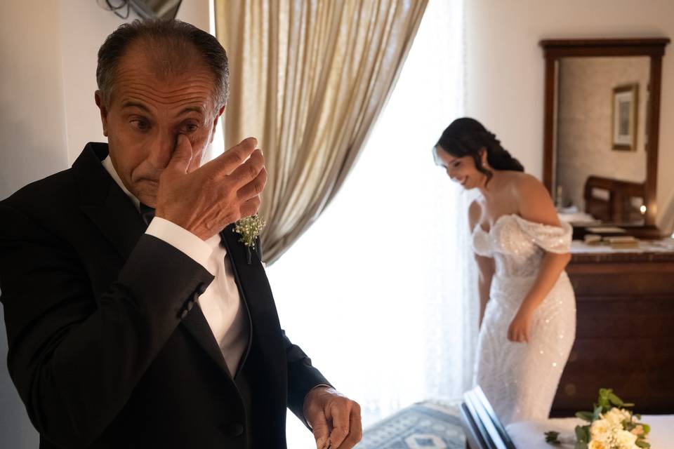 Emozione - papa' - sposa