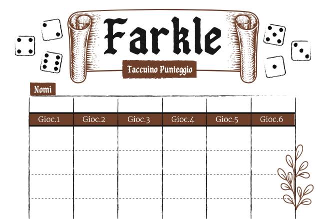 Taccuino gioco