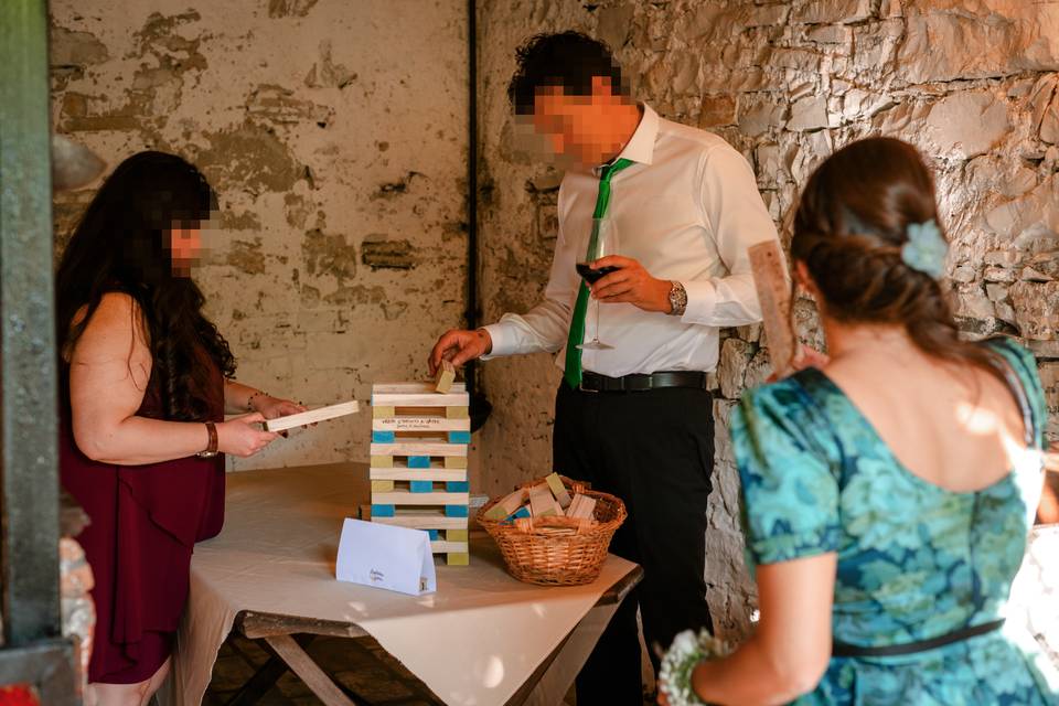 Jenga con dedica