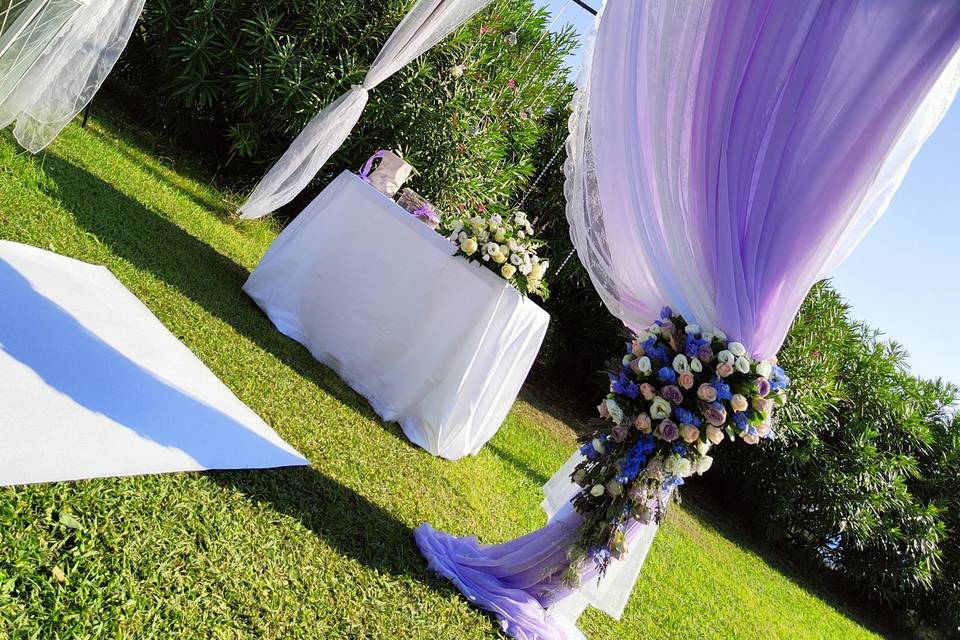 F&D lavender wedding
