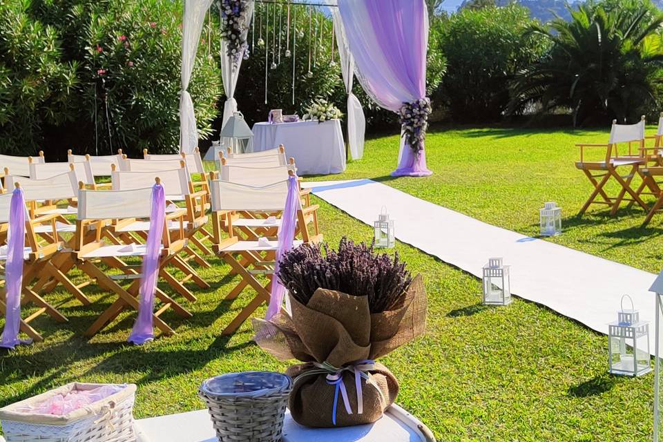 F&D lavender wedding