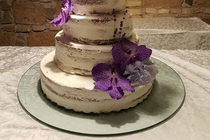 Decorazione naked cake