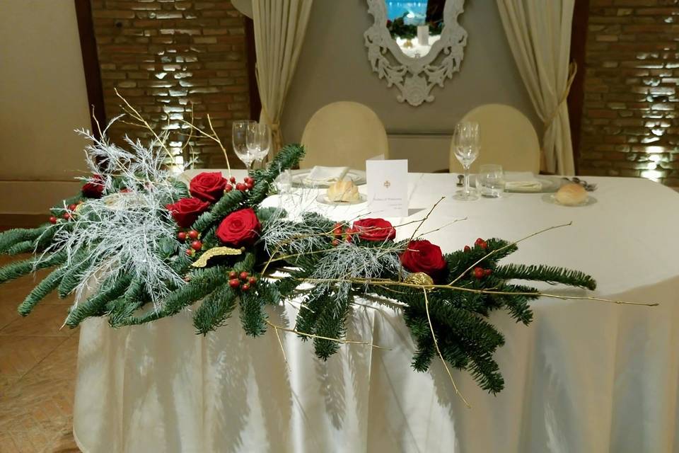 Allestimento wedd natale 2016