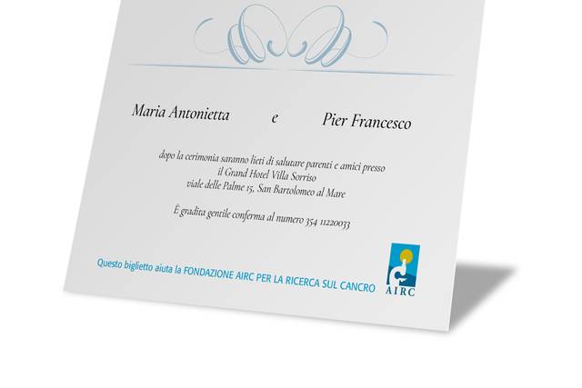 Invito per ricevimento