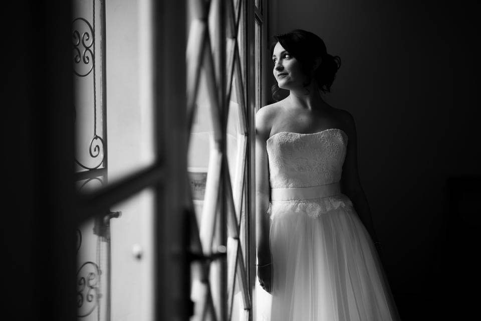 Sposa all'ingresso