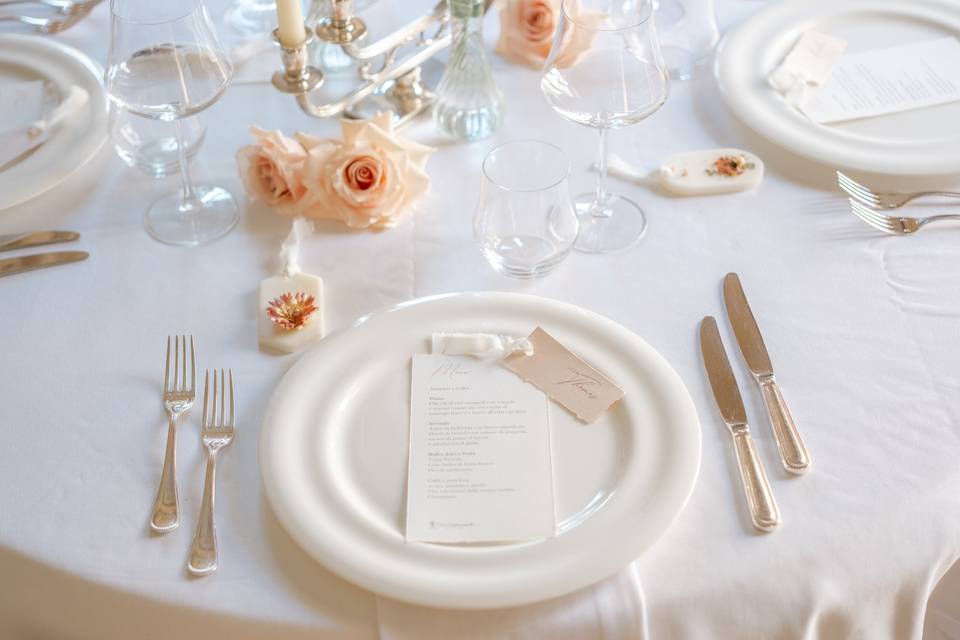 Wedding menu