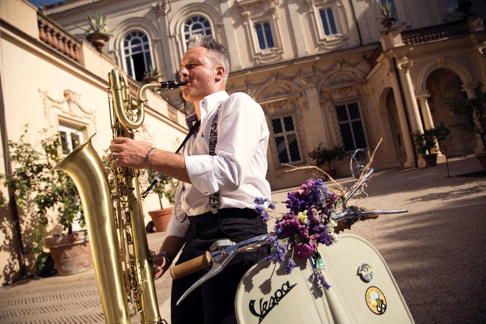 Wedding Vespa Jazz