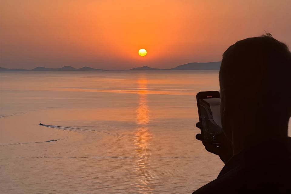 Panorama tramonto