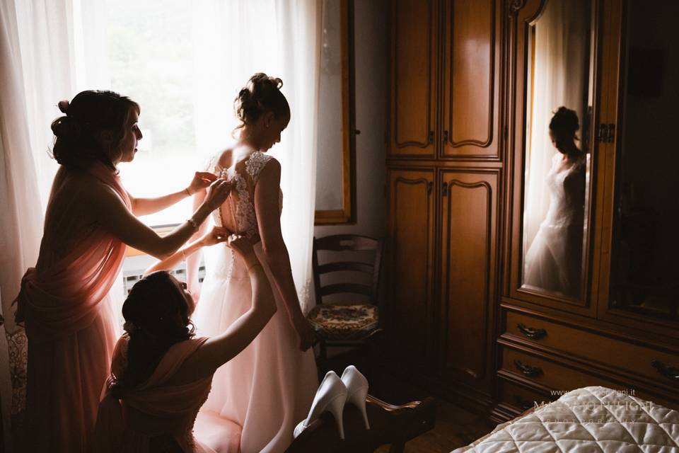 Preparazione sposa