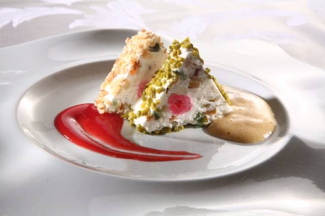 Semifreddo pistaccchi fragole