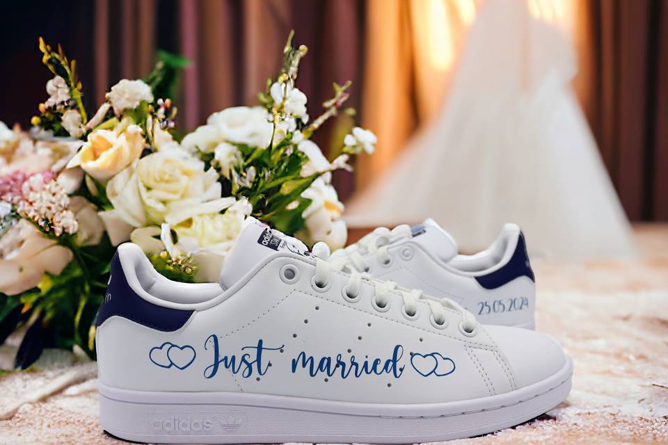 Just married adidas