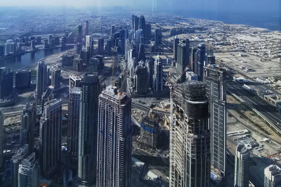 Dubai dall'alto