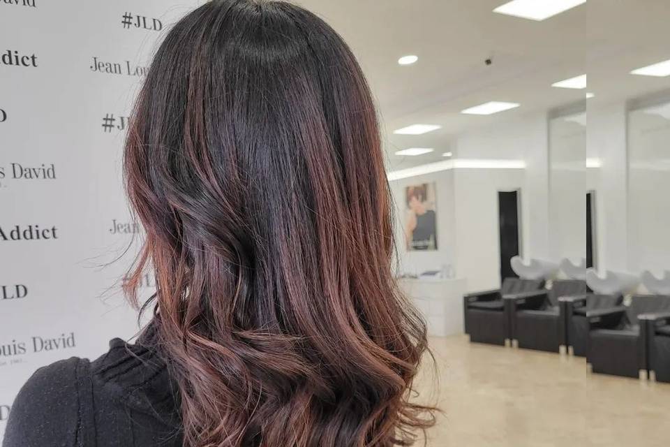 Soft balayage