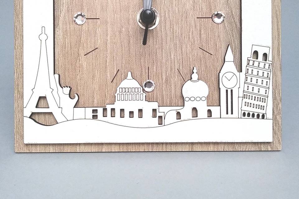 Orologio caravaggio 16x16 cm