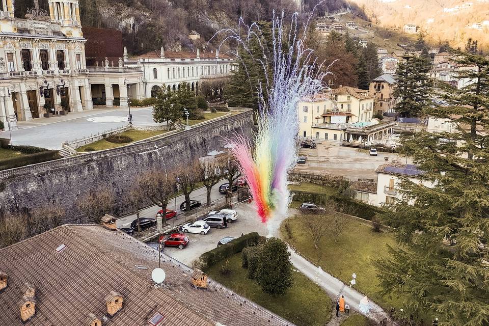 Bomba di colori in giardino