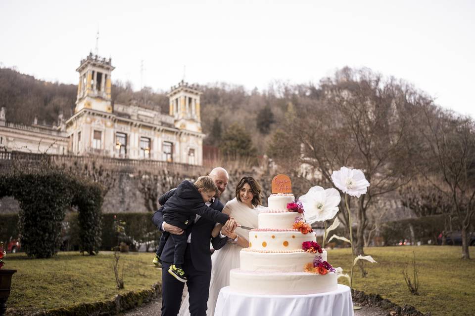 Taglio torta nuziale
