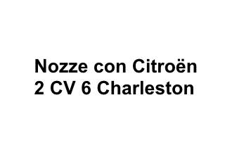 Nozze con Citroën 2 CV 6 Charleston logo