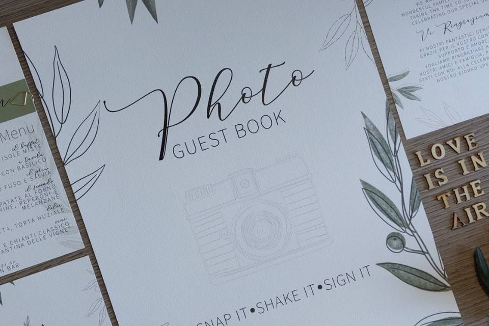 Photo guest book